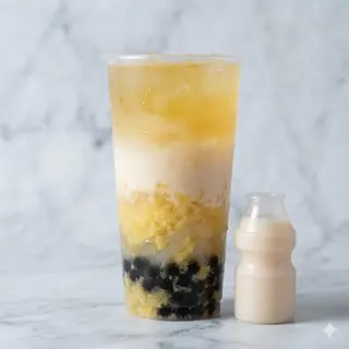 Tea all'ananas e yakult