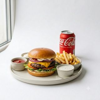 Menú Hamburguesa Clásica