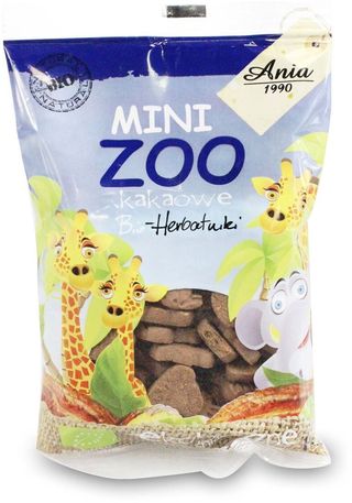 CIASTECZKA KAKAOWE MINI ZOO BIO 100 g - BIO ANIA