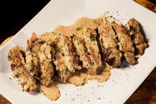 Tagliate di vitello con panna