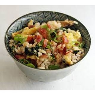 Bacon Coconut Stir-Fry Vegetable Rice