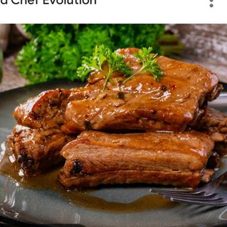 Menu costine+ patatina+pane+ bibita in lattina + ketchup + maionese 