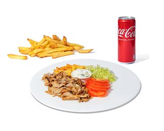 Menù Gyros al piatto