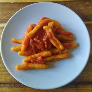 Capunti all'arrabbiata