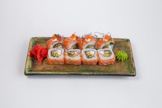 Філадельфія з лососем та креветкою панко (290г)