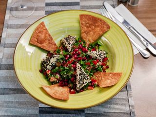 Tabouleh cu branza de capra