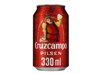Cerveza Cruzcampo lata (333 Ml.)