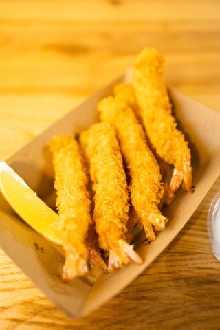 Креветки темпура в паніровці (125/15/30г)