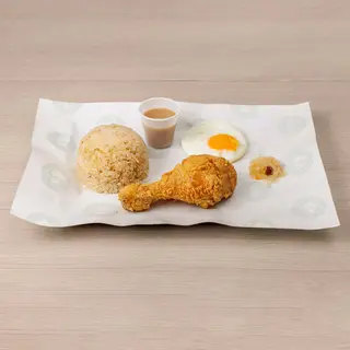 Chicksilog - Sinangag, fried chicken, itlog, atchara