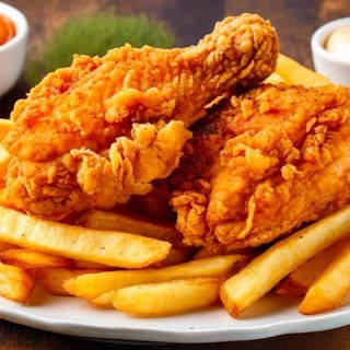 Menú Pollo (6 Piezas) Broaster 