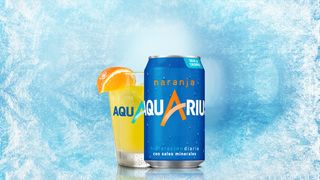 Aquarius Naranja lata 330ml.