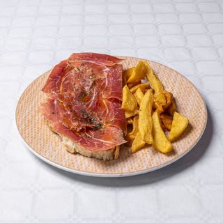 Tosta Jamón Con Tumaca