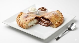 Calzone de Ricotta e Nutella
