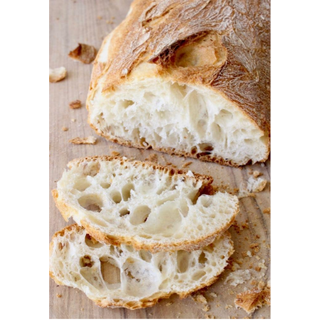 Топла чабата със зехтин и чесън  (160г)