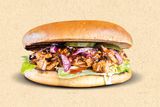 Burger vită BBQ