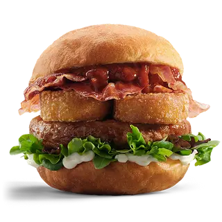 Bomba hamburger con rosti di patate