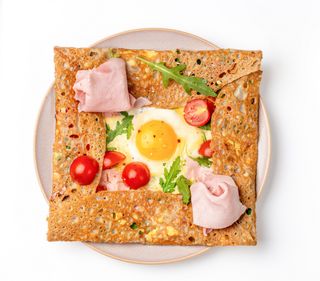 Galette cu prosciutto