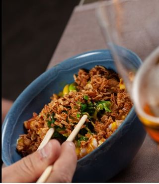 60. Poke moya salmon style