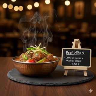Piatto di Beef Nihari