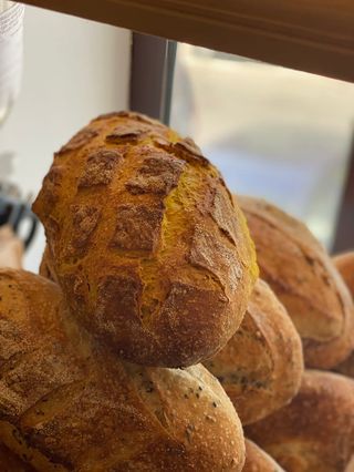 Pâine cu maia turmeric si seminte floarea soarelui