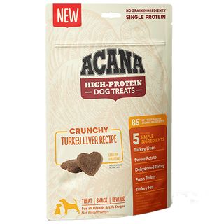 Recompense pt caini, monoproteice, Acana, cu ficat de curcan 100g