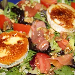 Ensalada de Salmón y Gambas