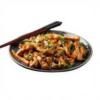 Tiras De Lomo Agridulce