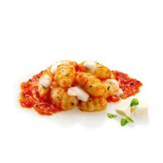 GNOCCHI TOMATE Y MOZZARELLA