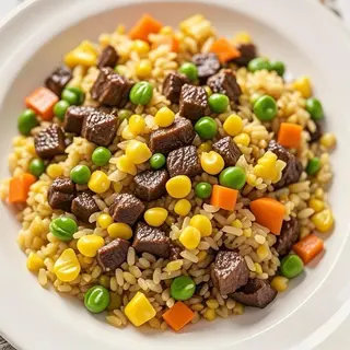 Arroz Frito Con Ternera Al Curry