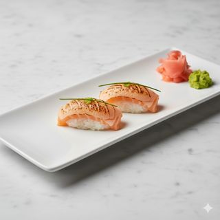 Nigiri De Salmón Flameado 2 Piezas