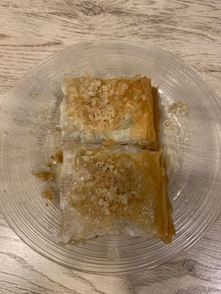 Baklava con noci