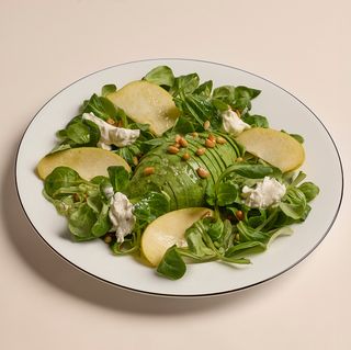 Ensalada de aguacate y manzana