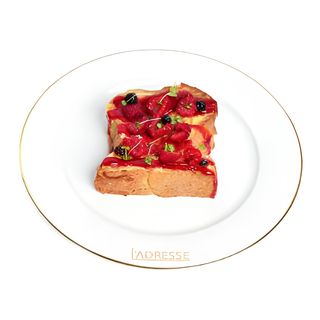 Brioche façon pain perdu fruits rouge