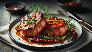 Medalion de porc picant