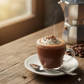 Топъл шоколад кафяв