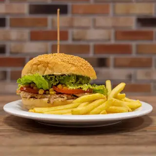 Chickenburger s krumpirićima