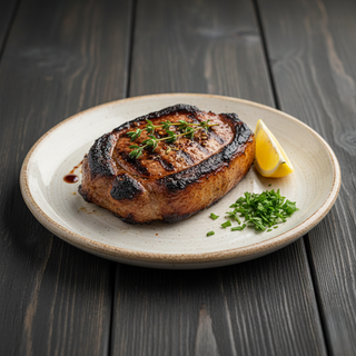 Ceafa de porc la gratar