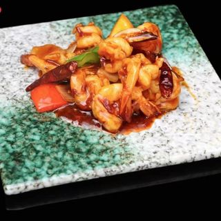 55-gambas con salsa picante