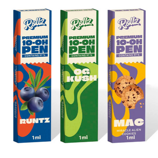 Pack 3 Vapeadores Desechables 97% 10-OH 1ml - Rollz