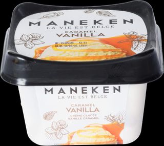 Crème glacée MANEKEN Vanille caramel