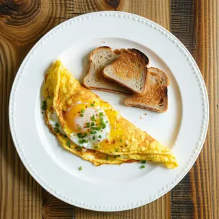 Omelettes & 3 Slice Bread
