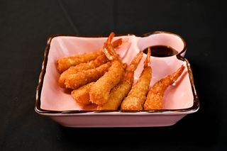Langostinos arrebozados