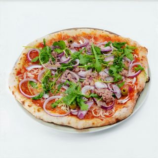 Posna tuna pizza