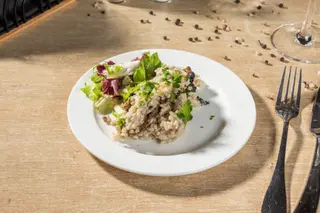 Orez cu ciuperci champignon 
