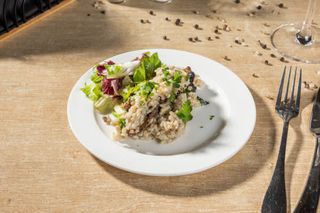 Orez cu ciuperci champignon 