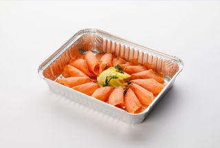 Platou de somon norvegian