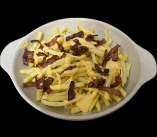 Batatas Fritas c/Cheddar e Bacon