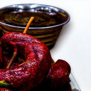 Brochettes De Merguez + Coca Cola