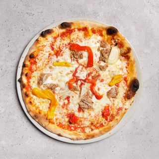 Tonno, peperoni e cipolla 