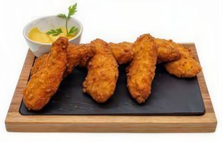 Fingers de pollo con salsa de mango